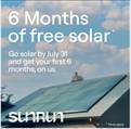 FREE 6 MONTHS SOLAR WITH SUNRUN