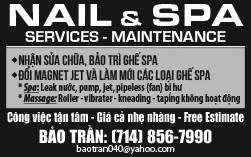 Nail & Spa Maintenance